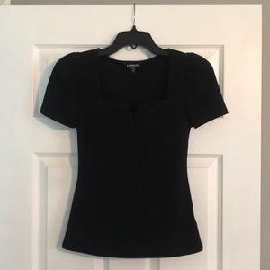 Express Dress Top - black